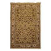 6x9 Khaki, Beige, Tan Color Hand Knotted Nourison Nourmak Wool Traditional Oriental Rug