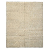 8x10 Beige, Gray, Color Hand Knotted Moroccan Wool Modern & Contemporary Oriental Rug