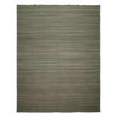 8x10 Teal, Brown, Color Hand Woven Kilim Wool Modern & Contemporary Oriental Rug