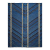 8x10 Blue, Gray, Beige Color Hand Woven Kilim wool Modern & Contemporary Oriental Rug