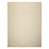 9x12 Tone on Tone Ivory, , Color Hand Knotted Tibetan Wool Modern & Contemporary Oriental Rug