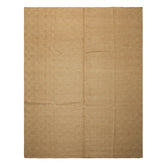 8x10 Gold, Ivory, Color Hand Woven Kilim Wool Modern & Contemporary Oriental Rug