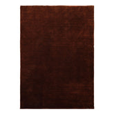 5x8 Dark, Caramel, Color Hand Knotted Gabbeh Wool Traditional Oriental Rug