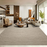 9x12 Beige, Brown, Color Hand Woven New Zealand Wool & Mohair Modern Oriental Rug
