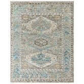 Gray 8x10'2'' Oushak Southwestern Hand Knotted Wool Oriental Area Rug