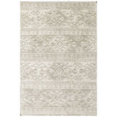Beige 3'11''x5'10'' Oushak Southwestern Hand Knotted Wool Oriental Area Rug
