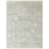 Celedon, Ivory 8'9''x11'9'' Oushak Transitional Hand Knotted Wool Oriental Area Rug