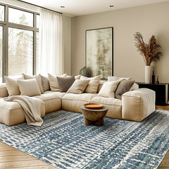 Gray Multi Size Oushak Modern Hand Knotted Wool Oriental Area Rug