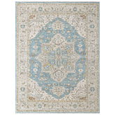 Aqua 8'11''x11'9'' Oushak Heriz Hand Knotted Wool Oriental Area Rug