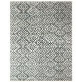 8'6x11'6 Gray, Silver, Color Hand Knotted Oushak Wool Modern Oriental Rug