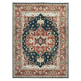 10x14 Green, Rust, Beige Color Hand Knotted Oushak Wool Oriental Rug