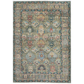 10x14 Gray, Moss, Rose Color Hand Knotted Oushak Wool Arts and Crafts Oriental Rug