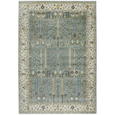 10x14 Celadon, Beige, Blue Color Hand Knotted Oushak Wool Transitional Oriental Rug