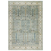 10x14 Celadon, Beige, Green Color Hand Knotted Oushak Wool Transitional Oriental Rug