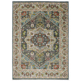 10x14 Gray, Slate, Aqua Color Hand Knotted Oushak Wool Oriental Rug
