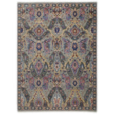 9x12 Gray, Tan, Rose Color Hand Knotted Oushak Wool Arts and Crafts Oriental Rug