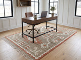 Multi Size Tan Orange Ivory Color Hand Woven Kilim Jute Southwestern Oriental Rug