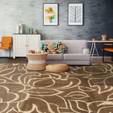 Moss 8x10 Premium Tibetan Modern Contemporary Tibetano Designer Hand Knotted Wool Pure Silk Oriental Area Rug