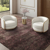 8x10 Greenish, Gray, Aubergine Color Hand Knotted Tibetan Wool Transitional Oriental Rug