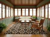 Multi Size Brown Charcoal Beige Color Hand Loomed Tibetan Wool & Bamboo Silk Modern & Contemporary Oriental Rug