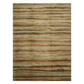 9x12 Taupe, Brown, Mint Color Hand Knotted Tibetan Wool Modern & Contemporary Oriental Rug