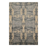 6x9 Gray, Taupe, Gold Color Hand Knotted Sherpa Bamboo Silk & Wool Modern Oriental Rug