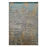 6x9 Taupe, Gray, Beige Color Hand Loomed Sherpa Wool & Bamboo Silk Oriental Rug