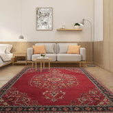 Multi Size Pomegranate Dark Gray Beige Color Hand Tufted All-Over 100% Wool Transitional Oriental Rug