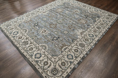 loomBloom Light Blue Multi Size Hand Tufted Wool Floral Modern & Contemporary Oriental Area Rug