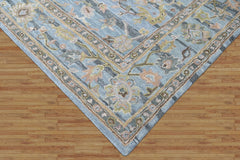 Multi Size Aqua Gray Brown Color Hand Tufted Handmade Wool Modern & Contemporary Oriental Rug