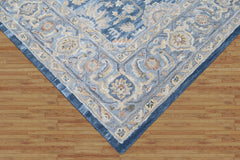 Multi Size Blue Beige Burnt Orange Color Hand Tufted Handmade Wool Modern & Contemporary Oriental Rug