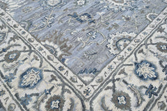 Multi Size Light Blue Gray Beige Color Hand Tufted Handmade Wool Modern & Contemporary Oriental Rug