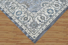 Multi Size Light Blue Gray Beige Color Hand Tufted Handmade Wool Modern & Contemporary Oriental Rug