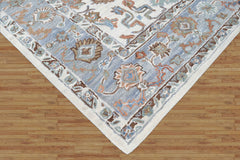 Multi Size Beige Light Blue Brown Color Hand Tufted Handmade Wool Modern & Contemporary Oriental Rug