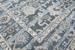 Multi Size Blue Aqua Gray Color Hand Tufted Handmade Wool Modern & Contemporary Oriental Rug