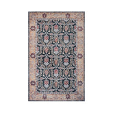 Multi Size Charcoal Peach Color Hand Woven All-Over Polyester Arts And Crafts Oriental Rug