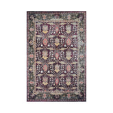 Multi Size Purple Brown Beige Color Hand Woven All-Over Polyester Traditional Oriental Rug