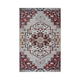 Multi Size Beige Taupe Burnt Orange Color Hand Woven All-Over Polyester Traditional Oriental Rug