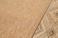 Runner Tan, Beige, Black Color Machine Made All-Over 100% Wool Traditional Oriental Rug