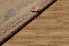 2'4x8 Traditional Machine Made Tabriz Warm Beige Oriental Runner Area Rug