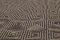 4x6 Gray, Tone on Tone, Color Hand Knotted All-Over 100% Wool Contemporary Oriental Rug