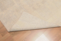 5x7 Gray, Beige, Color Hand Knotted All-Over 100% Wool Contemporary Oriental Rug