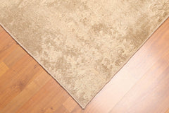 5x7 Tan, Brown, Color Hand Knotted All-Over 100% Wool Modern Oriental Rug