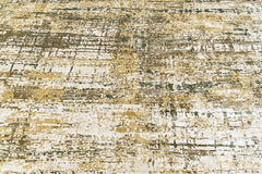 9x12 Beige, Gray, Gold Color Power Loom Oushak Wool Modern Oriental Rug