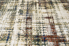 9x12 Beige, Gray, Rust Color Power Loom Oushak Wool Modern Oriental Rug