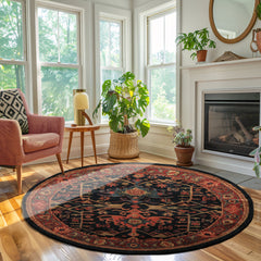 Multi Size Dark Blue, Wine Hand Tufted Handmade 100% Wool Arts & Crafts Oriental Area Rug