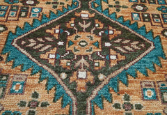 8x10 Hand Knotted Turkish Oushak 100% Wool Transitional Oriental Area Rug Burnt Orange, Beige Color