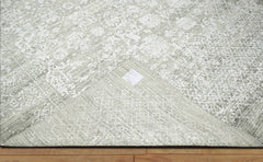 8x10 Gray, Beige Hand Knotted 100% Wool Modern & Contemporary Oriental Area Rug