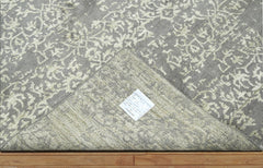 5x7 Gray LoomBloom Hand Knotted Transitional All-Over Tibetan 100% Wool Oriental Area Rug