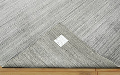 Multi Size Tone on Tone Gray Hand Knotted Tibetan Ombre 100% Wool Modern & Contemporary Oriental Area Rug